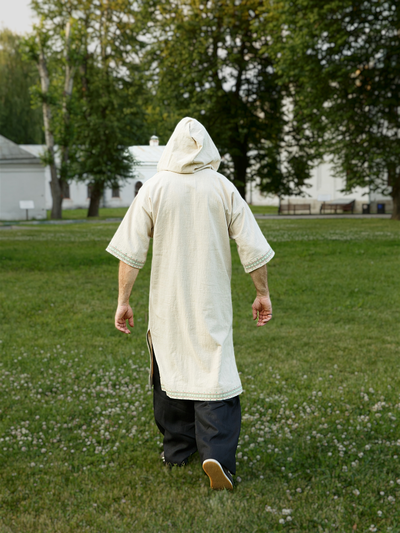 Рубаха банщика из крапивы "Дубы"