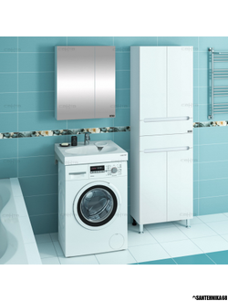 Раковина над стиральной машиной СаНта Луна 600/90/600 с кронштейнами