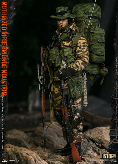 Горный мотострелок ВС РФ - Коллекционная ФИГУРКА 1/6 scale Armed Forces of the Russian Federation MOTORIZED RIFLE BRIGADE MOUNTAIN (78083) - DAMTOYS