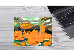 Коврик для мышки горизонтальный Капибара, Kapibara-san №31