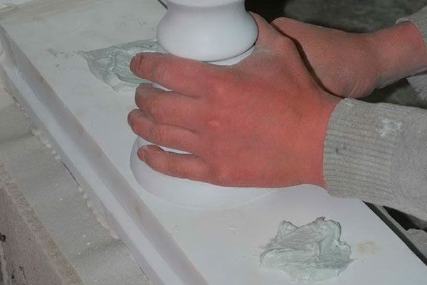 установка балясины