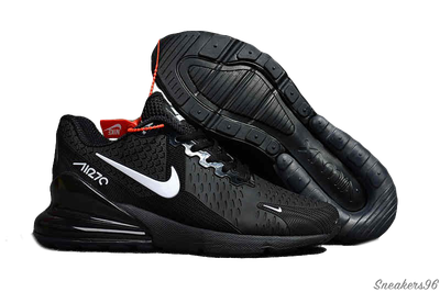 Nike Air Max 270 KPU Черные с белым Мужские (40-45)