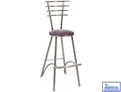 Барный стул Гусар-RU CL хром (25 ВАРИАНТОВ ЦВЕТА)