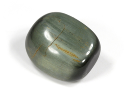 Кошачий глаз (кварцевый), галтовка, ЮАР (23*20*16 мм, 13 г) №28432