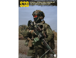 ПРЕДЗАКАЗ - Пулеметчик ССО РФ - Коллекционная ФИГУРКА 1/6 scale Special Operation Forces of The Russian Federation (SSO) (26075B) - Easy&Simple ?ЦЕНА: 26300 РУБ.?