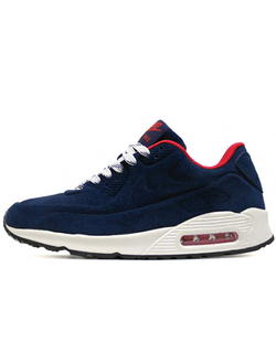 Nike Air Max 90 VT Blue/Red With Fur с Мехом