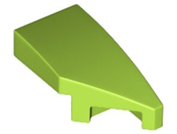 Wedge 2 x 1 x 2/3 Right, Lime (29119 / 6296104)