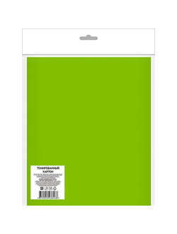 Картон цветной немелованная Апплика А4 в ассортименте 8 цветов (8 листов) 1163344