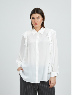 Рубашка с рюшами
