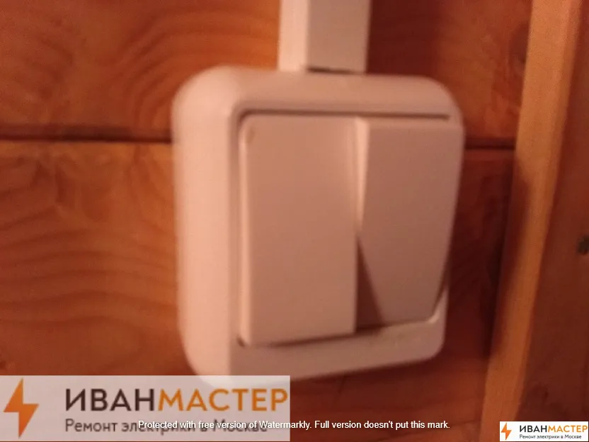 Установка выключателя на стене в квартире