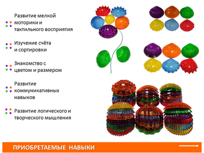 Ракушки морские прозрачные (тактильные) 108 шт.