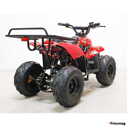 Квадроцикл GreenCamel Gobi K51 (30Ah 36V 800W R7 Цепь) быстросъем, ножной тормоз, красный паук