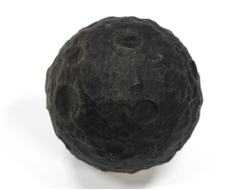 Шар Обсидиан, "Луна", Мексика (48 мм, 151 г) №35780