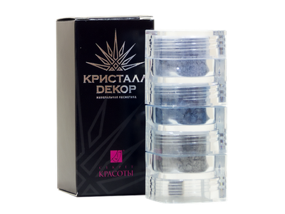 Набор теней для век "Аквамарин", Кристалл Декор