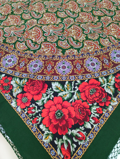 Павловопосадский платок Вернисаж 1976-9