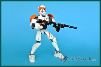 # 75108 Сборная Фигура «Клон–Коммандер Коди» / “Clone Commander Cody” Buildable Action Figure