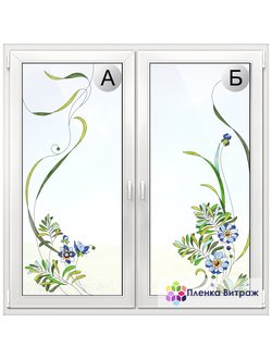 ВИТРАЖНАЯ ПЛЕНКА FL-212