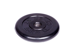 Диск обрезиненный черный 51 мм MB BARBELL 2,5 кг в Воронеже