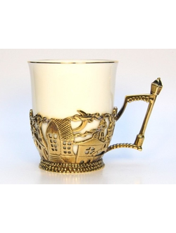 Фарфоровая чашка Город