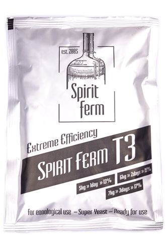 Дрожжи спиртовые "Spirit Ferm" T3, 125 гр