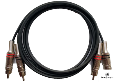 Недорогой кабель RCA-RCA (разъемы металл)