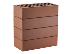 Кирпич облицовочный Коричневый Гладкий 1NF 250х120х65 М150-175 ЛСР