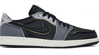 Nike Air Jordan Retro 1 Low Og Ex Black Smoke Grey (Серые) фото