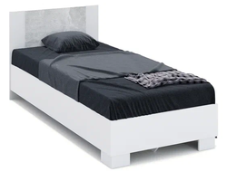 Кровать Аврора, ателье светлый/белый, разный размер