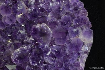 Аметист (разн. кварца), друза кристаллов на подставке. 445*290*145мм, 13,65кг. (ААА)