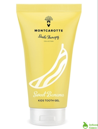 ЗУБНОЙ ГЕЛЬ MONTCAROTTE KIDS TOOTH GEL СО ВКУСОМ БАНАНА