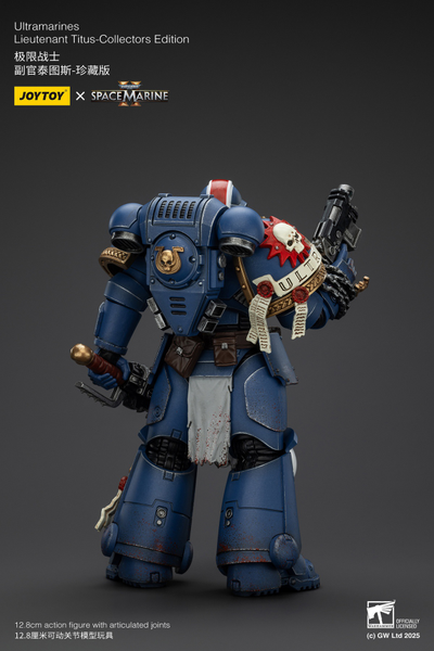 Тит, лейтенант Ультрамаринов (Warhammer 40k, Spacemarine II) - КОЛЛЕКЦИОННАЯ ФИГУРКА 1/18 Ultramarines Collectors Edition - Lieutenant Titus (JT01369) - JOYTOY