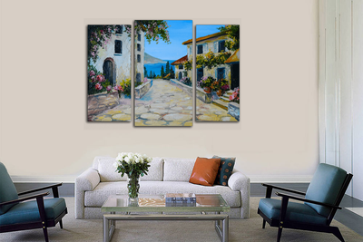 Модульная картина "Вид на море"