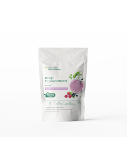 Обогащенная смесь для приготовления протеинового коктейля Nutrilite™ Meal Replacement Shake Raspberry & black currant cо вкусом малины и черной смородины
