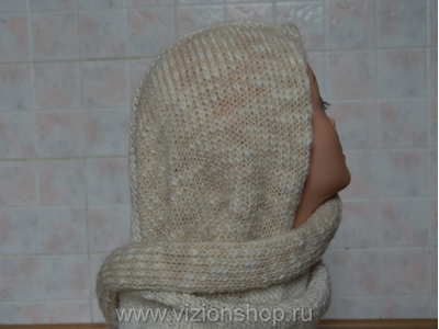 женский шарф капюшон италия