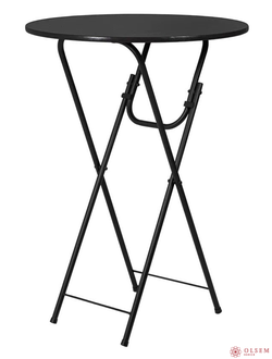 Стол коктейльный складной D.800, венге, черный