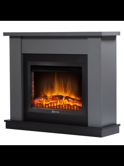 Каминокомплект:Очаг Electrolux EFP/P-2720RLS, портал Canto 25 графит