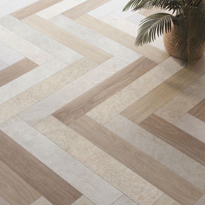 Wood-X, 20х120 см, керамогранит, Орех Кремовый Матовый R10A Ректификат (9 мм), K949581R