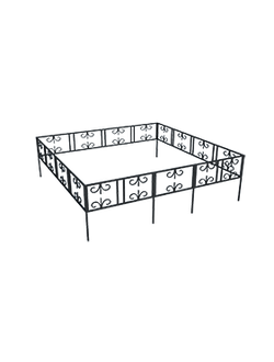 Оградка на могилу лилии