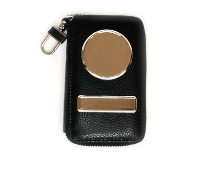 Ключница-футляр на молнии под наклейку логотипа авто