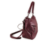 (АРТИКУЛ: 8332/0/02) СУМКА ЖЕНСКАЯ, НЕБОЛЬШАЯ, НАТУРАЛЬНАЯ КОЖА, ТЕМНО-БОРДОВАЯ, С ДЕКОРАТИВНЫМИ НАРУЖНЫМИ КАРМАНАМИ, С ПЛЕЧЕВЫМ РЕМНЕМ