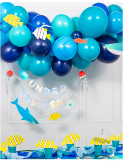 Облако из шаров для морской тематики (1м)