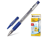 Ручка гелевая Брауберг №1 0,5 мм, синяя 141193_S