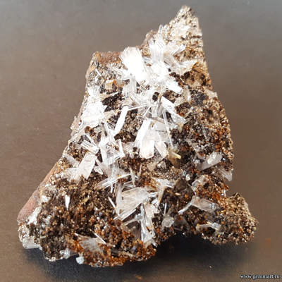 Гемиморфит на лимоните. Мексика. 69*51*27мм