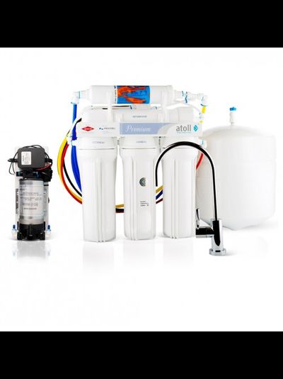 Cистема обратного осмоса ATOLL A-550P STD (A-560EP), 5 ступеней с насосом