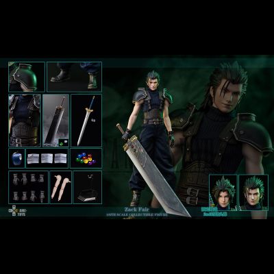 Зак Фэйр (Final Fantasy VII) - КОЛЛЕКЦИОННАЯ ФИГУРКА 1/6 Zack (GT-005) - GAMETOYS