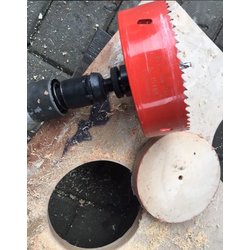 Коронка биметаллическая диаметр 168 мм глубина 40 мм