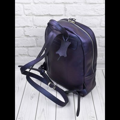 Женский кожаный рюкзак Anzolla Premium indigo (арт. 
3040-56)