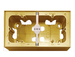 Efapel 10994 ADU, Коробка накладная, 2 поста, золото