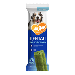 Лакомство Мнямс DENTAL для собак "Зубные спонжи" с эвкалиптом, 25 г