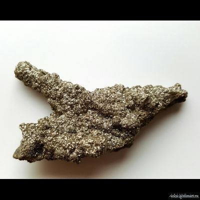 Пирит, псевдо сталактит. Россия. 90*51*20мм